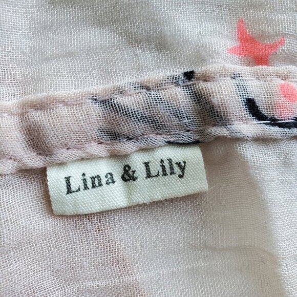 Lina Lily Cute Cat Print Boho Infinity Scarf Gift Accessories Fun Cat Lady - Picture 6 of 10